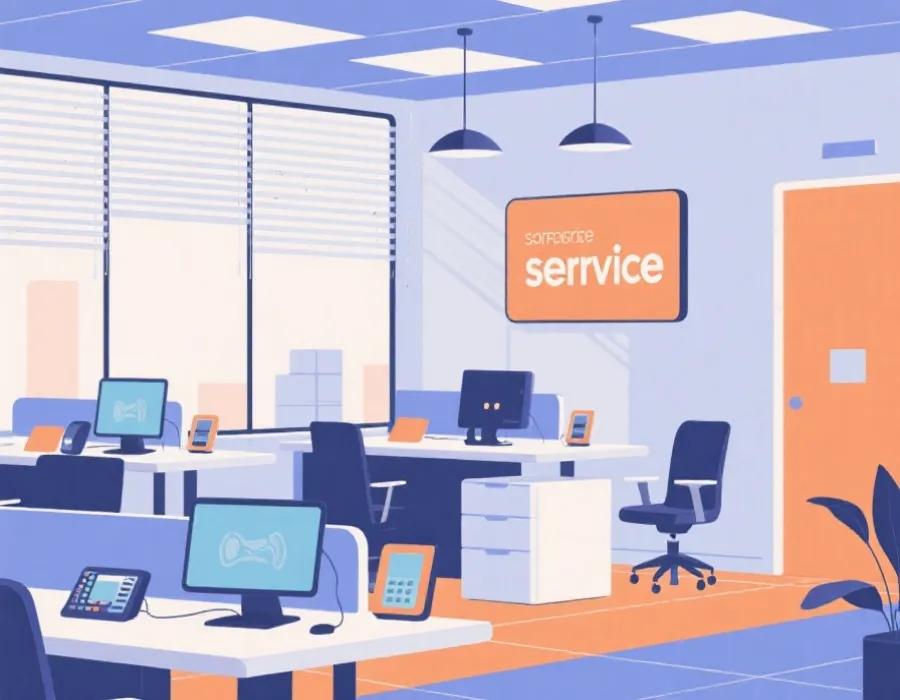 客服与联系支持示意图